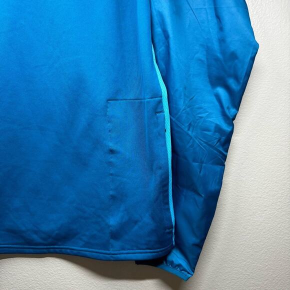 NIKE Dri-Fit Repel Academy Drill Hoodie 1/4 Zip Teal Color Men Size Medium - Picture 6 of 8